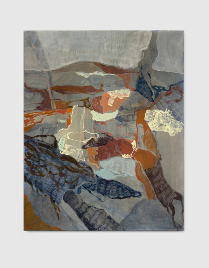 Slowly the mountain dust descends, 81cm x 102cm, oil on linen