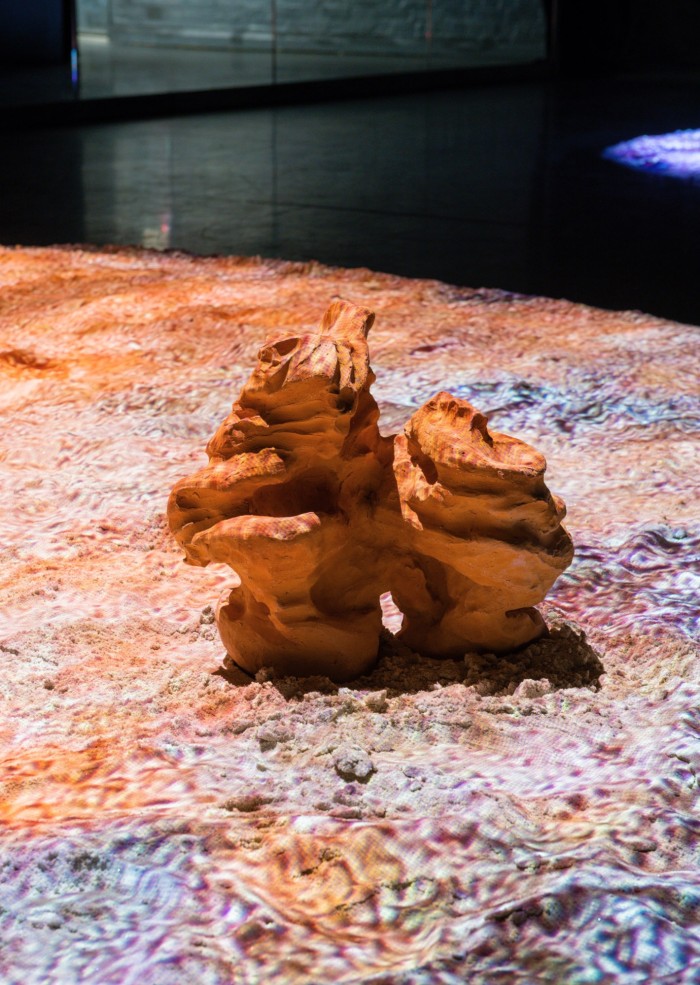 Zahr installation artworks video and ceramic sculpture
